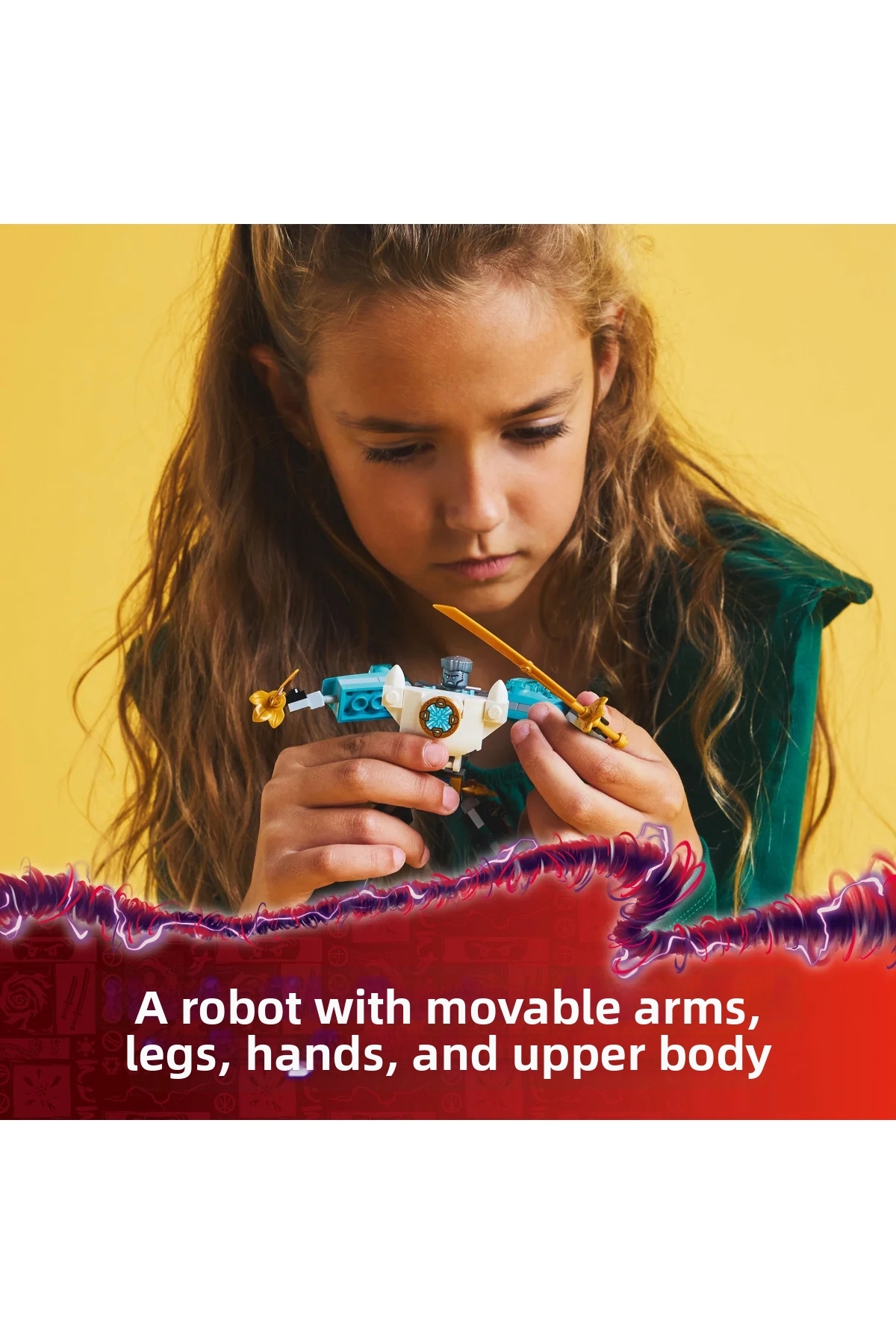 ® NINJAGO® ست اسباب‌بازی نقش‌بازی مِک لباس نبرد زین 71827