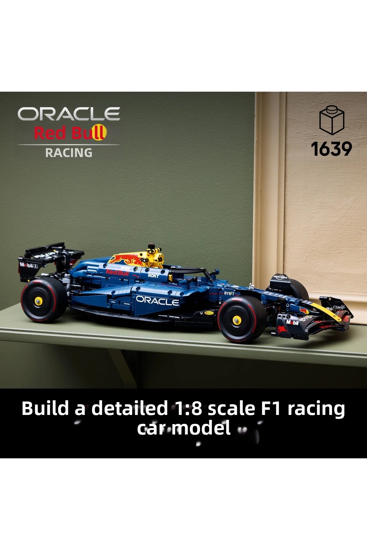 ® Technic اوریکل ردبول ریسینگ RB20 فرمول یک ۴۲۲۰۶ – کیت ساخت مدل ماشین مسابقهای ۱۸+ (۱۶۳۹P)
