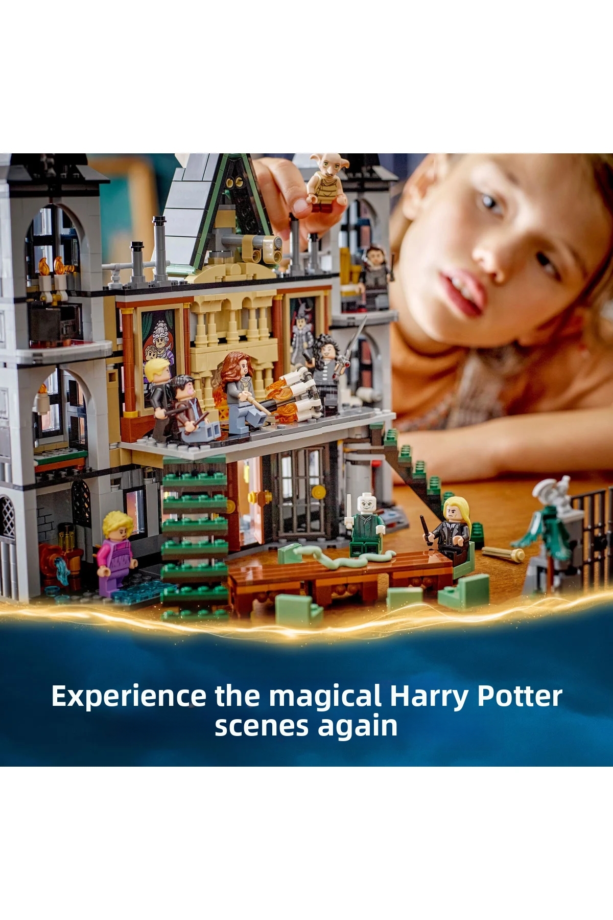 ® مجموعه ساختنی هری پاتر عمارت مالفوی ۷۶۴۵۳ برای کودکان ۱۰+ سال (۱۶۰۱ قطعه)