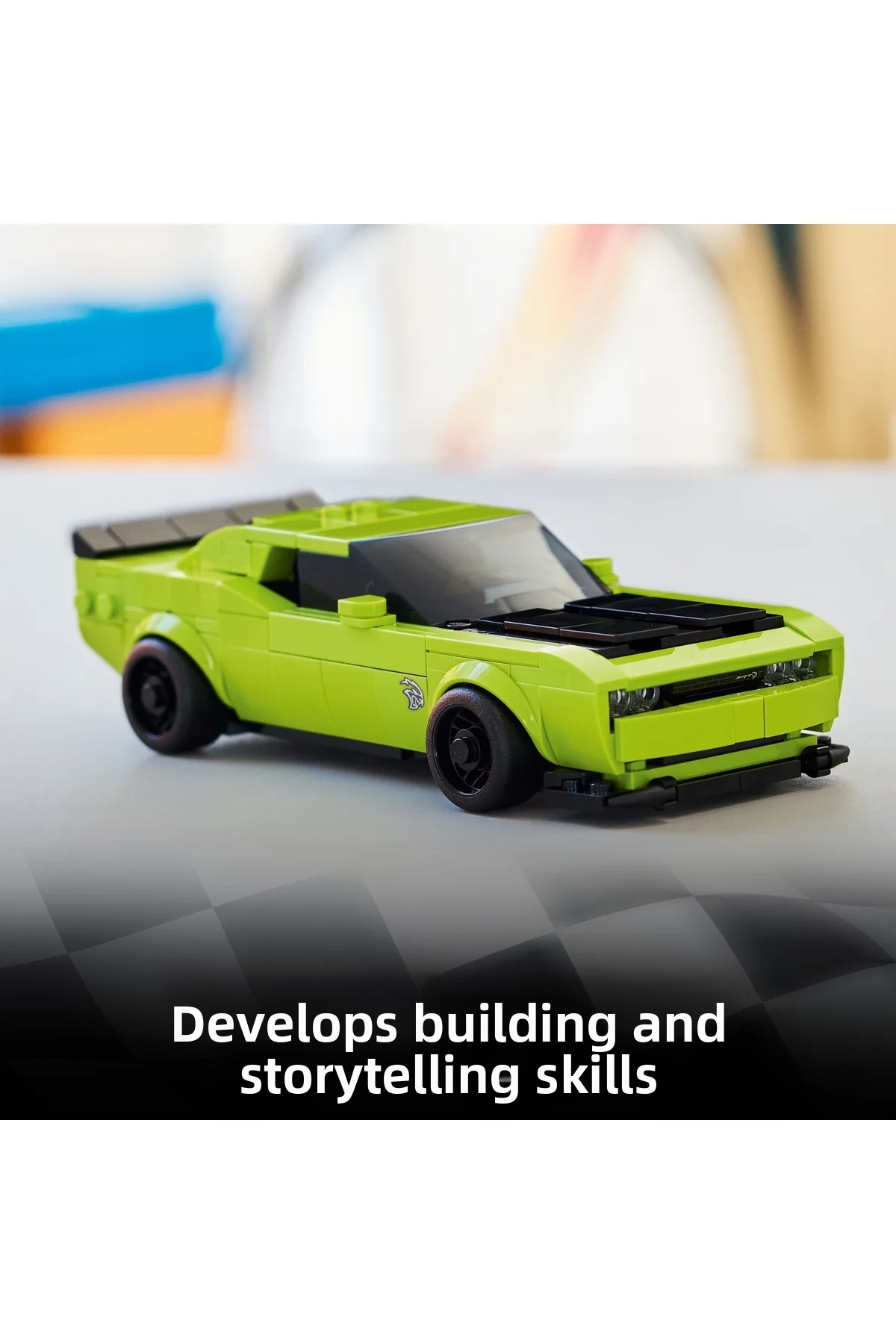 اسپید چمپیونز دوج چلنجر اس‌آر‌تی هل‌کت ۶۵۲۶۹۸۵ – مونتاژ و نمایش (۹+ سال)