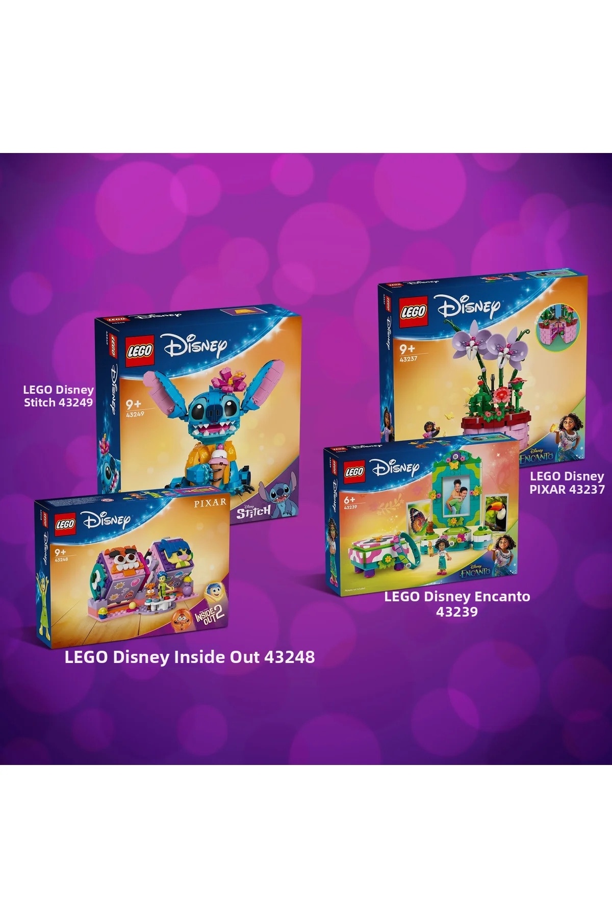 ® | دیزنی پیکسار Inside Out 2 مکعبهای حالت، اسباببازی ساختنی ۴۳۲۴۸ برای کودکان بالای ۹ سال (۳۹۴ قطعه)