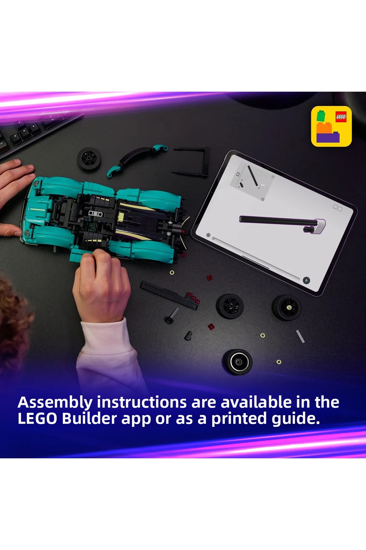 ® تکنیک آستون مارتین والکیری 42208 – مجموعه ساخت ماشین اسباب‌بازی خلاقانه برای کودکان ۹ سال به بالا (۷۰۷ قطعه)