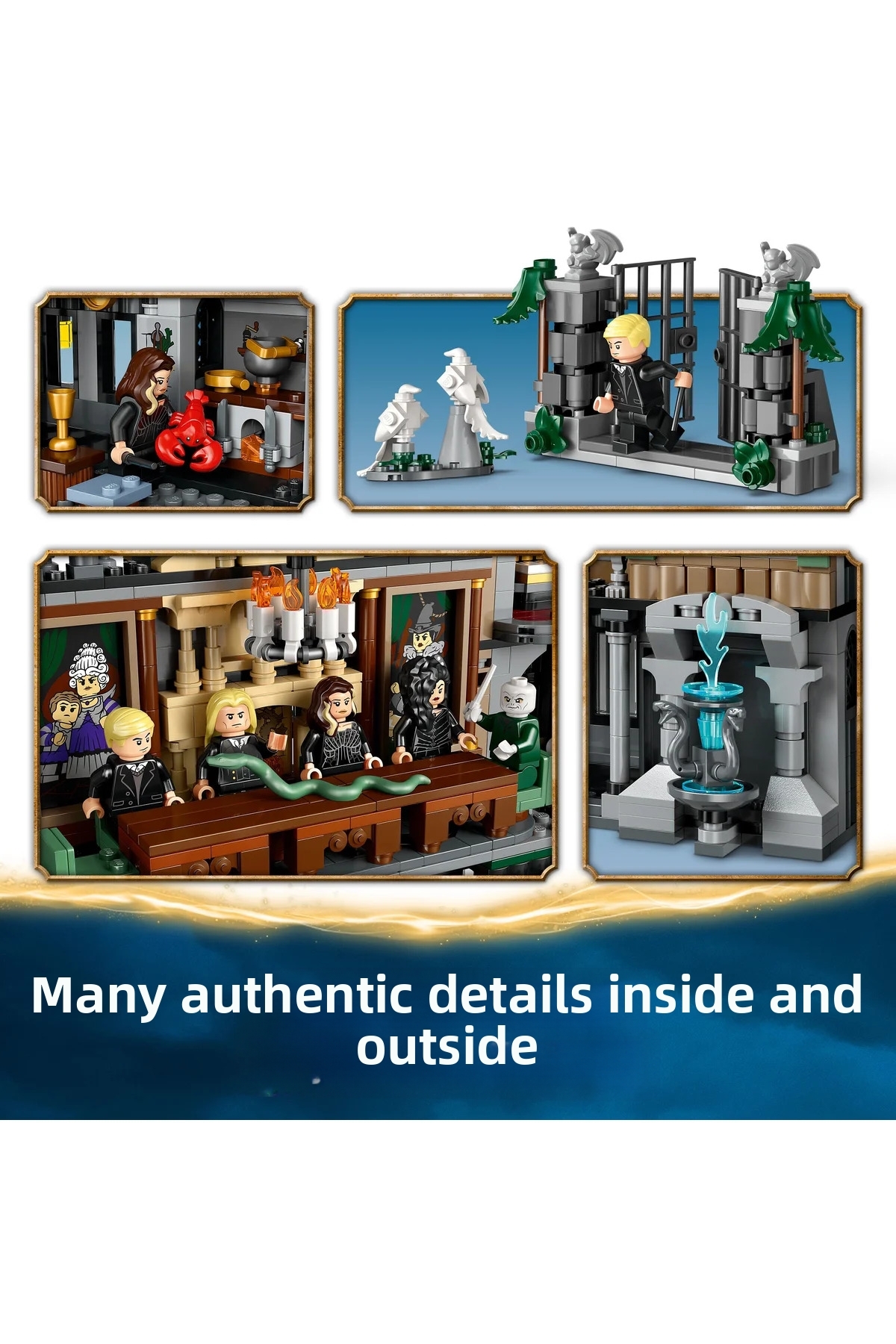 ® مجموعه ساختنی هری پاتر عمارت مالفوی ۷۶۴۵۳ برای کودکان ۱۰+ سال (۱۶۰۱ قطعه)