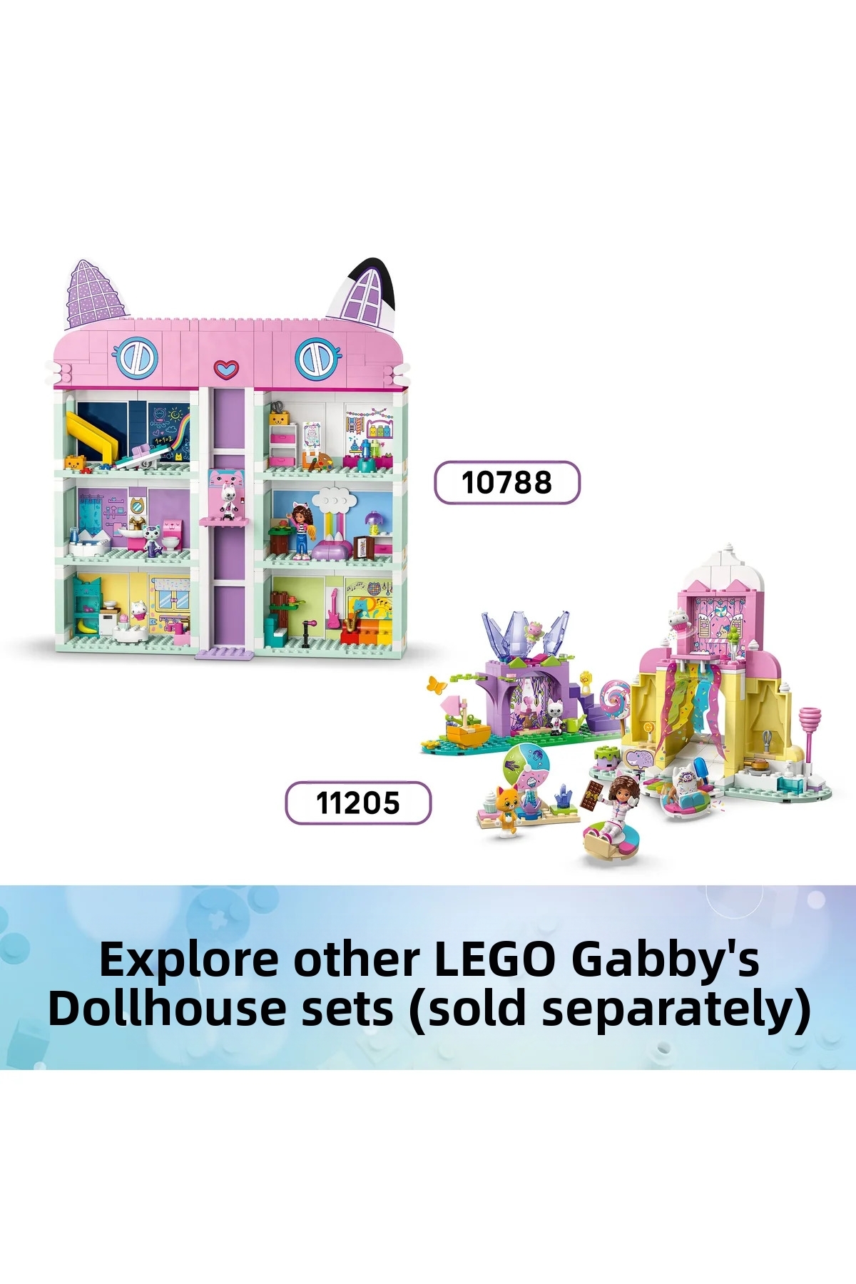 ® خانه عروسکی گبی، ماجراجویی پری‌دریایی در آکواریوم گبی ۱۱۲۰۴ – مجموعه ساختنی اسباب‌بازی ۴+ (۱۰۳ قطعه)