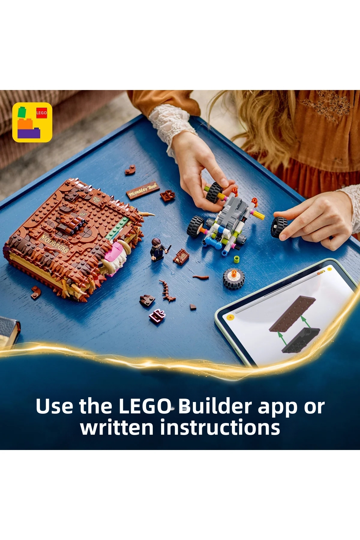 ® هری پاتر ™ حیوان گاززننده کتاب ۷۶۴۴۹ – مجموعه ساخت اسباب‌بازی خلاقانه برای کودکان ۹ سال به بالا (۵۱۸ قطعه)