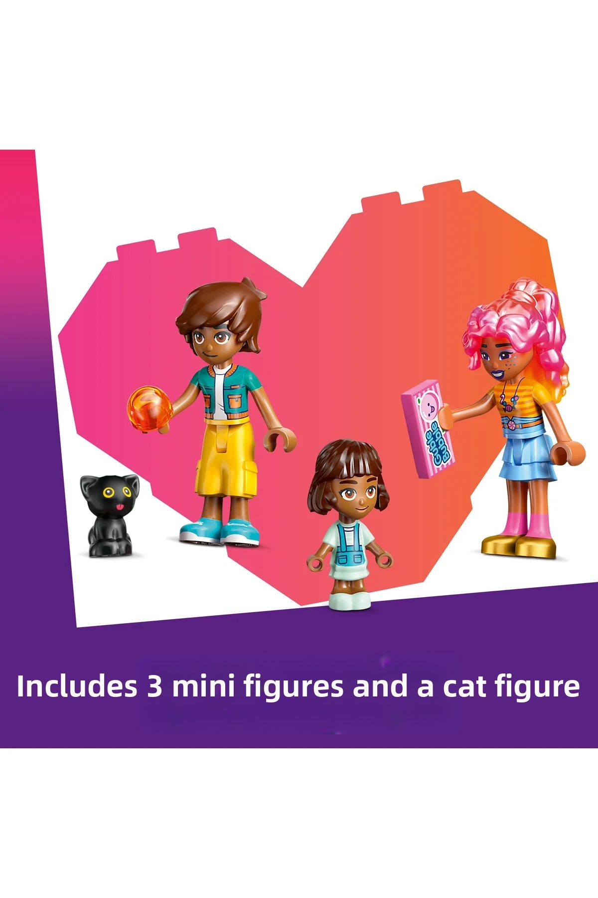 مجموعه ساختنی فروشگاه شیرینی‌جات شهر هارتلیک فرندز ® برای کودکان ۶ سال به بالا (۳۷۶ قطعه) 42649