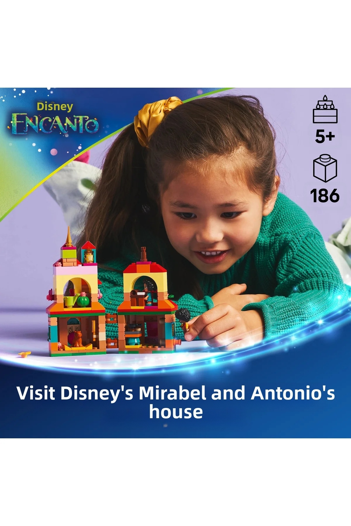 ® ǀ دیزنی انکانتو خانه کوچک مینیاتوری قابل ساخت اسباب‌بازی فانتزی ۴۳۲۶۱