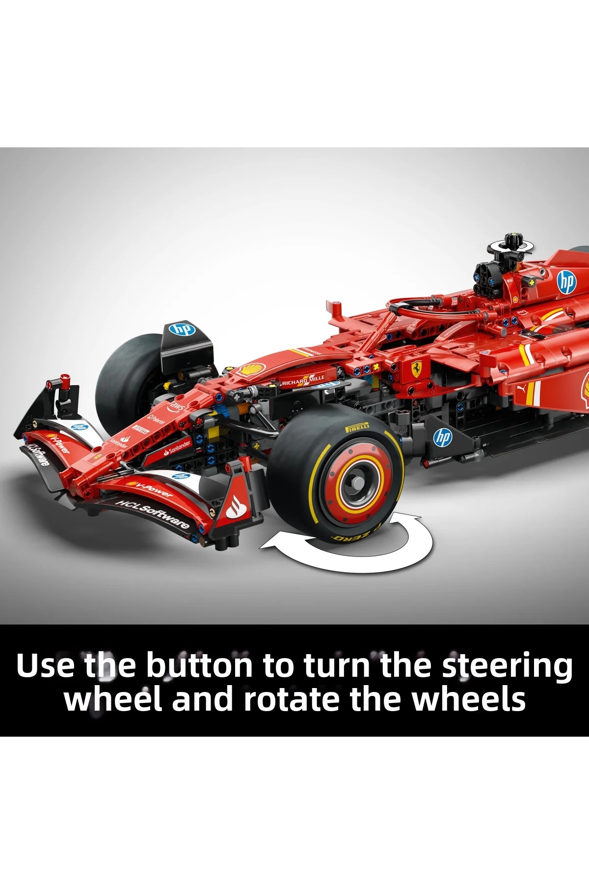 ® ماشین فراری SF-24 F1 تکنیک 42207 – کیت ساخت مدل کلکسیونی برای بزرگسالان (1361P)