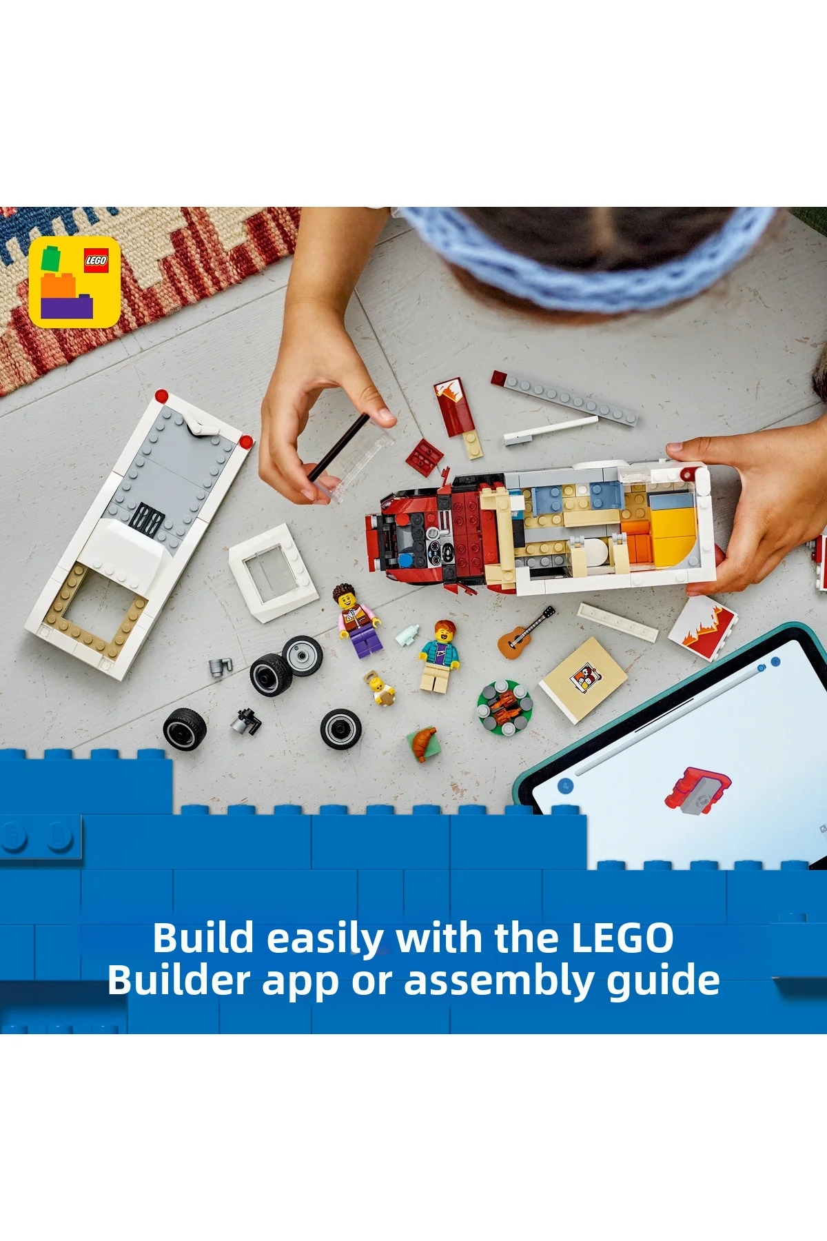 ® مجموعه اسباب‌بازی خودروی کمپ‌ون ماجراجویی تعطیلات شهری ۶۰۴۵۴