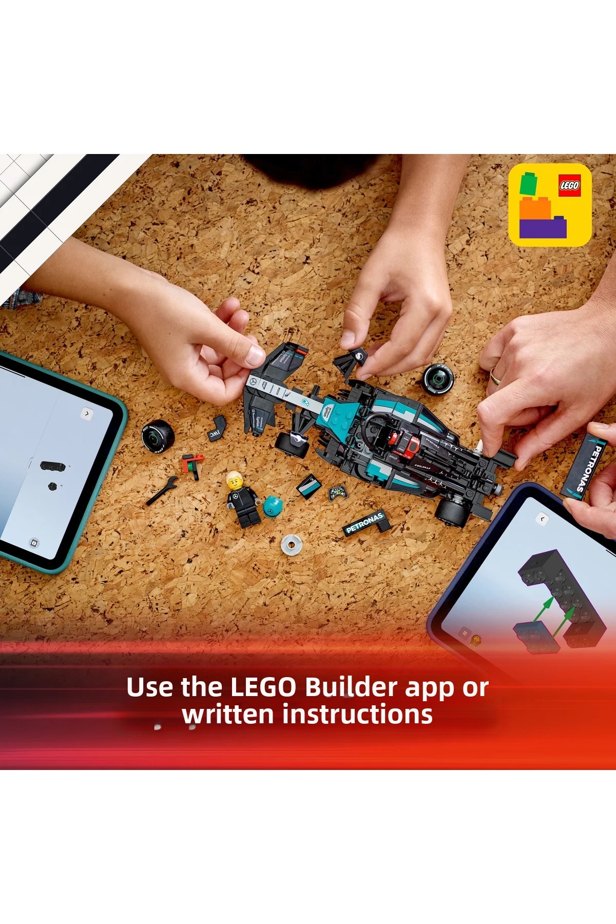 اسپید چمپیونز ® مرسدس-آمجیئیسی اف۱ W15 خودروی مسابقهای ۷۷۲۴۴ – مجموعه ساختنی اسباببازی ۱۰+ (۲۶۷P)