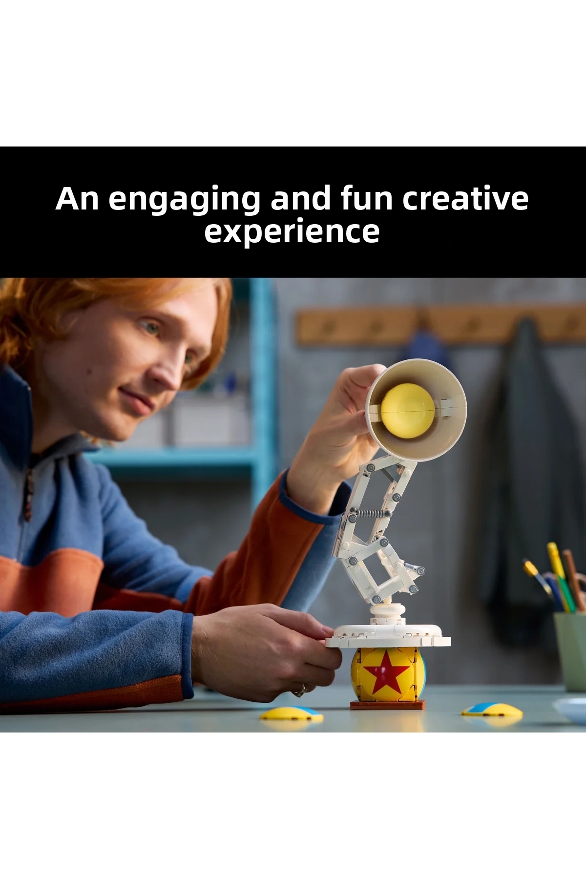 ® ایده‌ها | دیزنی پیکسار لوکسو جونیور ۲۱۳۵۷ – کیت ساخت ماکت کلکسیونی برای بزرگسالان (۶۱۳P)