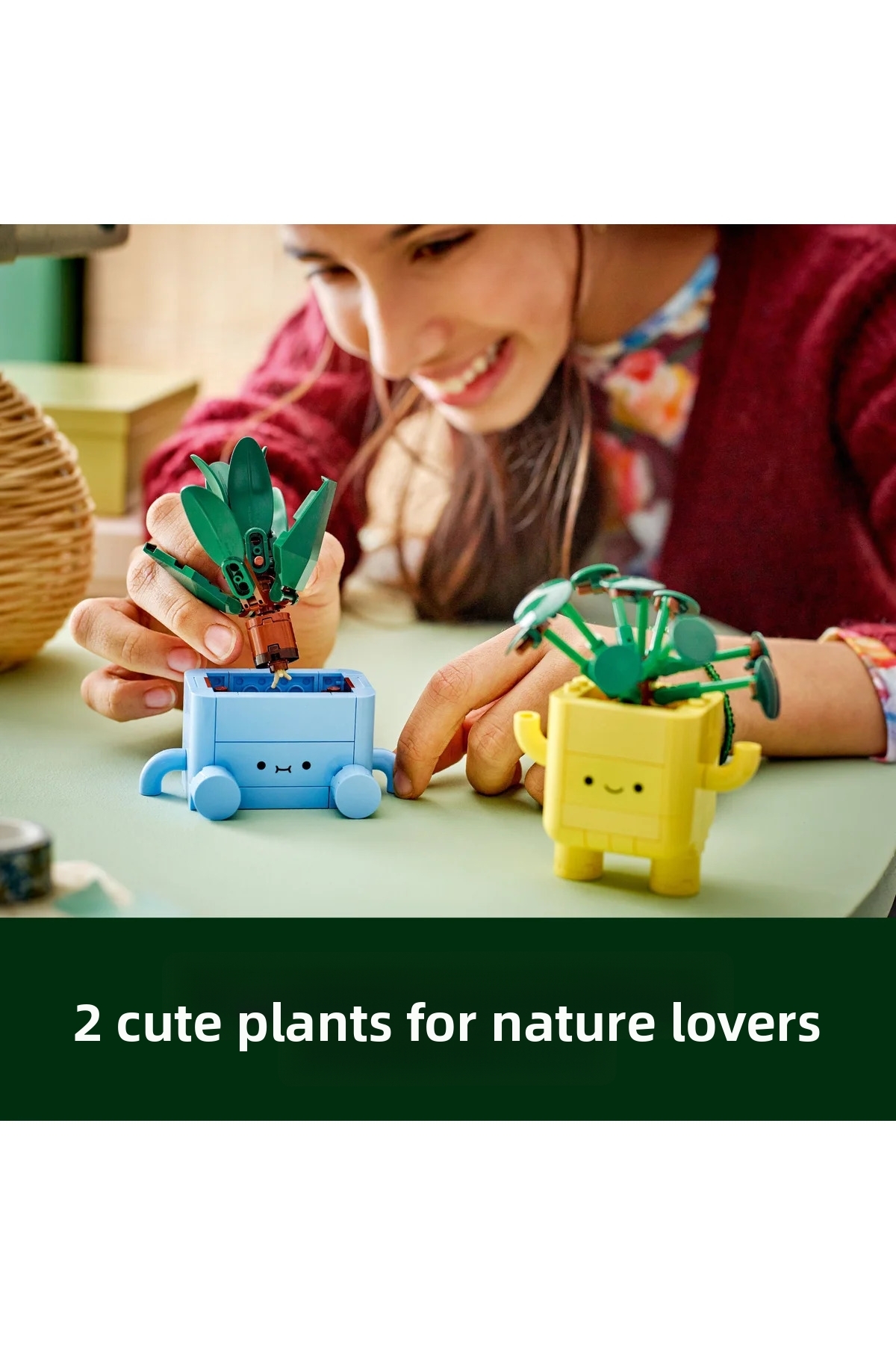 ® Botanicals Happy Plants 10349 - کیت ساخت گل تزئینی برای کودکان ۹ سال به بالا (۲۱۷ قطعه)