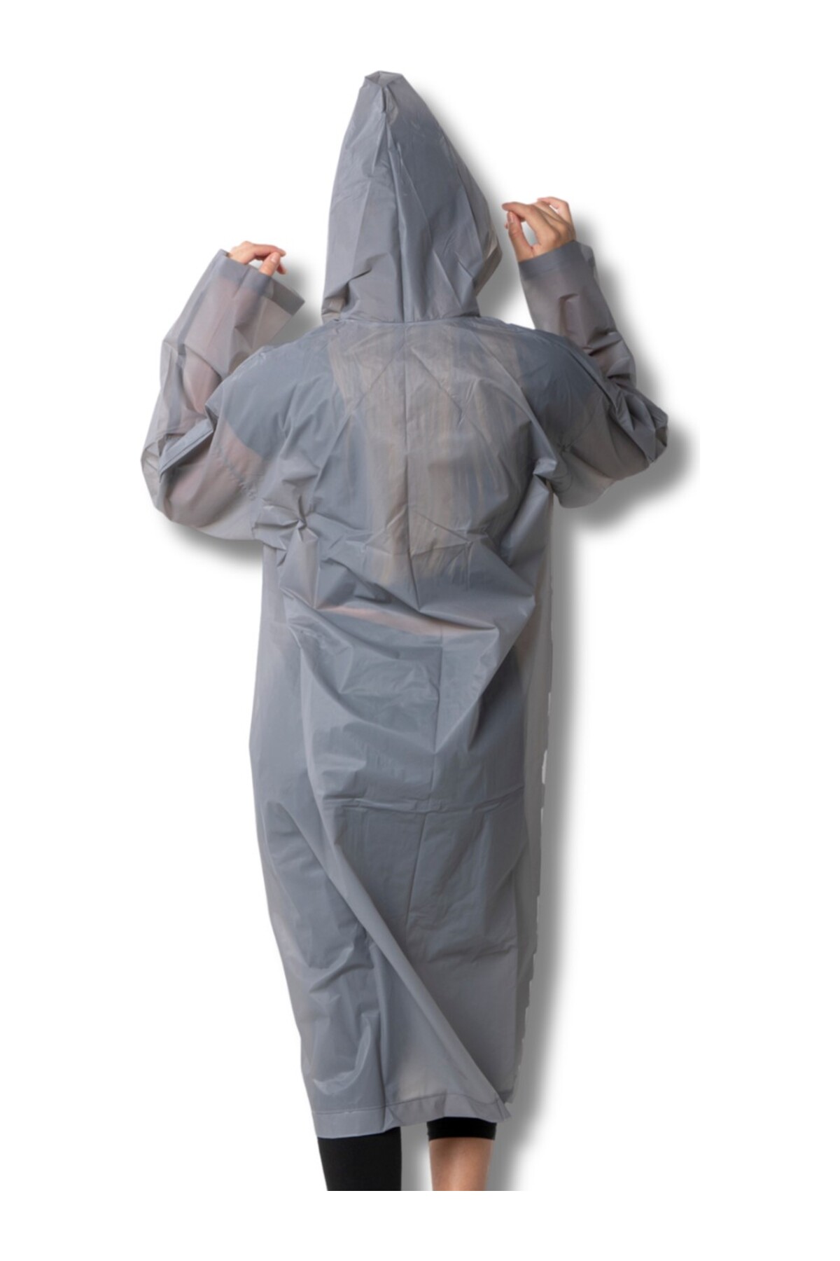 Bosile Unisex Kumaş Su Rüzgar Geçirmez Yağmurluk görsel 6