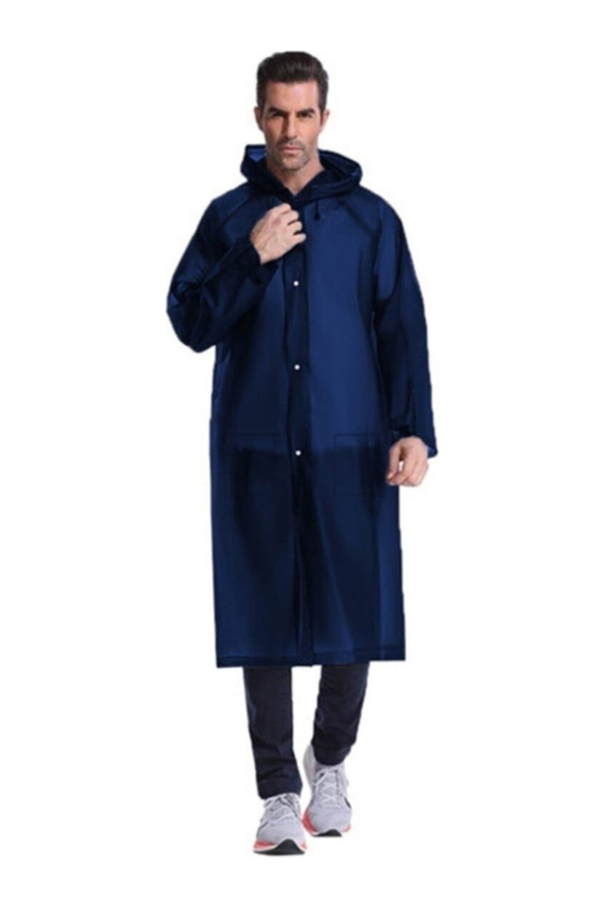 Bosile Unisex Eva Kumaş Su Rüzgar Geçirmez Yağmurluk görsel 5
