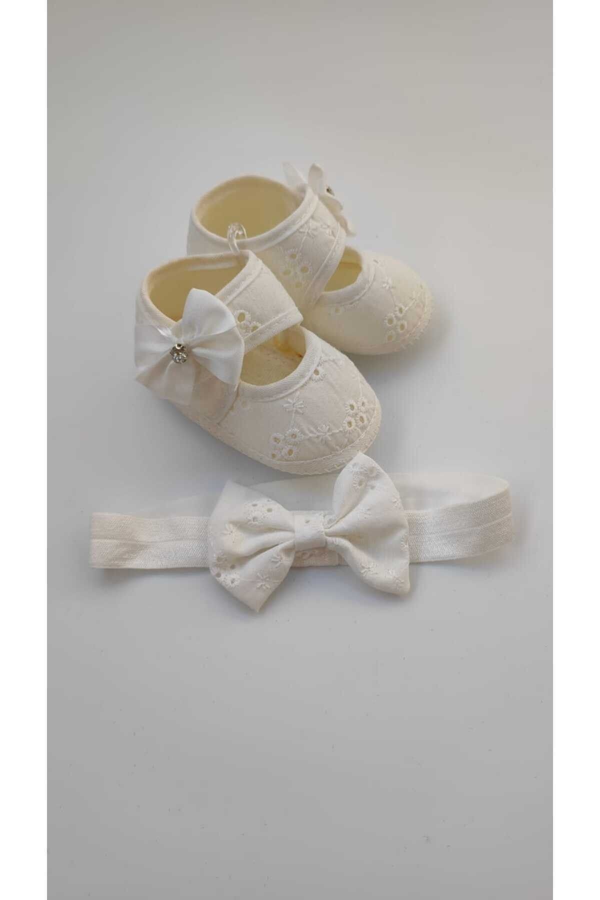 Modomood BilgeTrend Fistolu Bebek Patik Ve Bandana Seti Fisto Desenli Ayakkabı Bandana Set B888 fotoğrafı 2 (önizleme)