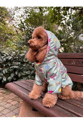 PATİBÖR Unicorn Desenli Peluş Kapüşonlu Köpek Montu