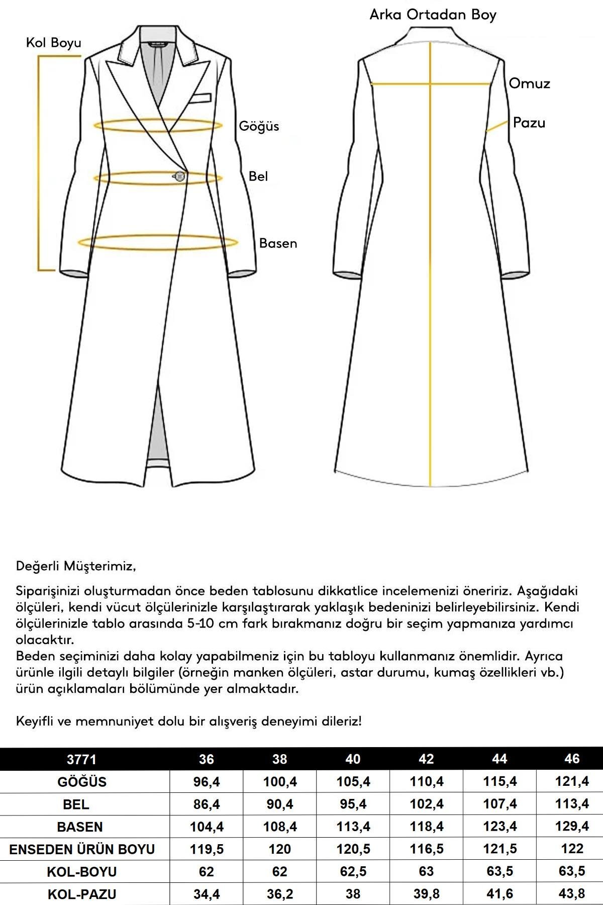 Olcay  Pelerin ve Apolet Detaylı Çıt Çıt kapamalı Ara Boy Kaban SİYAH 3771 - Görsel 9