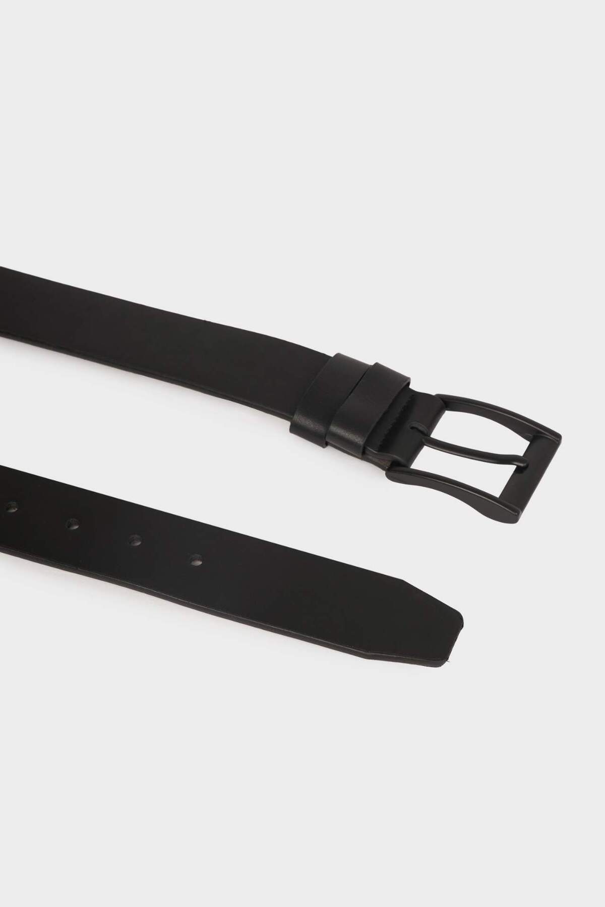 Defacto  Erkek Dikdörtgen Toka Suni Deri Jean Kemeri M2842AZNS - Görsel 3