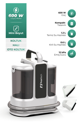 PiranTech KT-703 Koltuk ve Halı Yıkama Makinesi – Derinlemesine Temizliğin Ye...