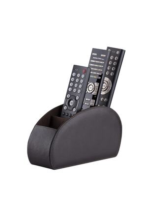 Sonorous 5 Gözlü Deri Kumandalık Standı Kahverengi Hediyelik Eşya Aksesuar Ye...
