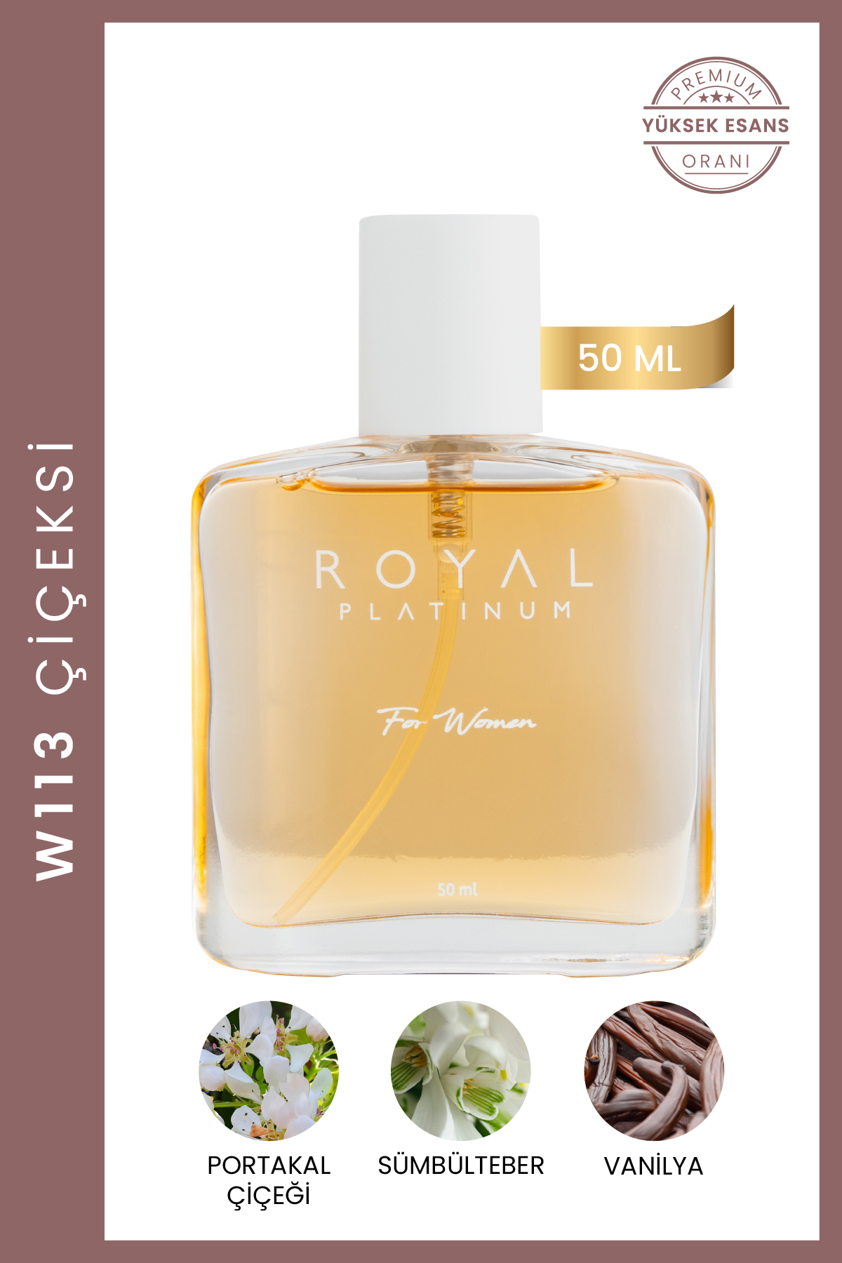 Royal Platinum W113 Kadın Parfüm Portakal Çiçeği Vanilya Yumuşak - Fiyatı, Yorumları