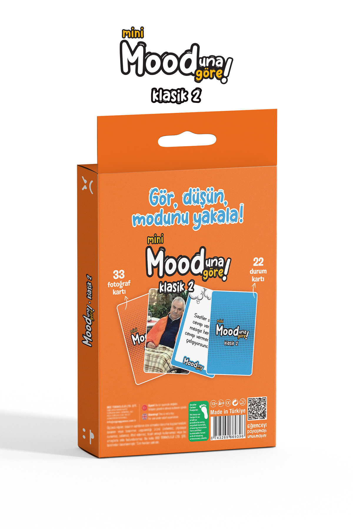 Zigzag Mooduna Göre Mini - Klasik 2 | Arkadaş & Aile İçin Kutu Oyunu | Kart Oyunu fotoğrafı 2 (önizleme)