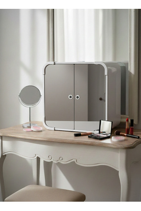 en-concept Luxury Füme Detaylı Makyaj ve Aksesuar Dolabı