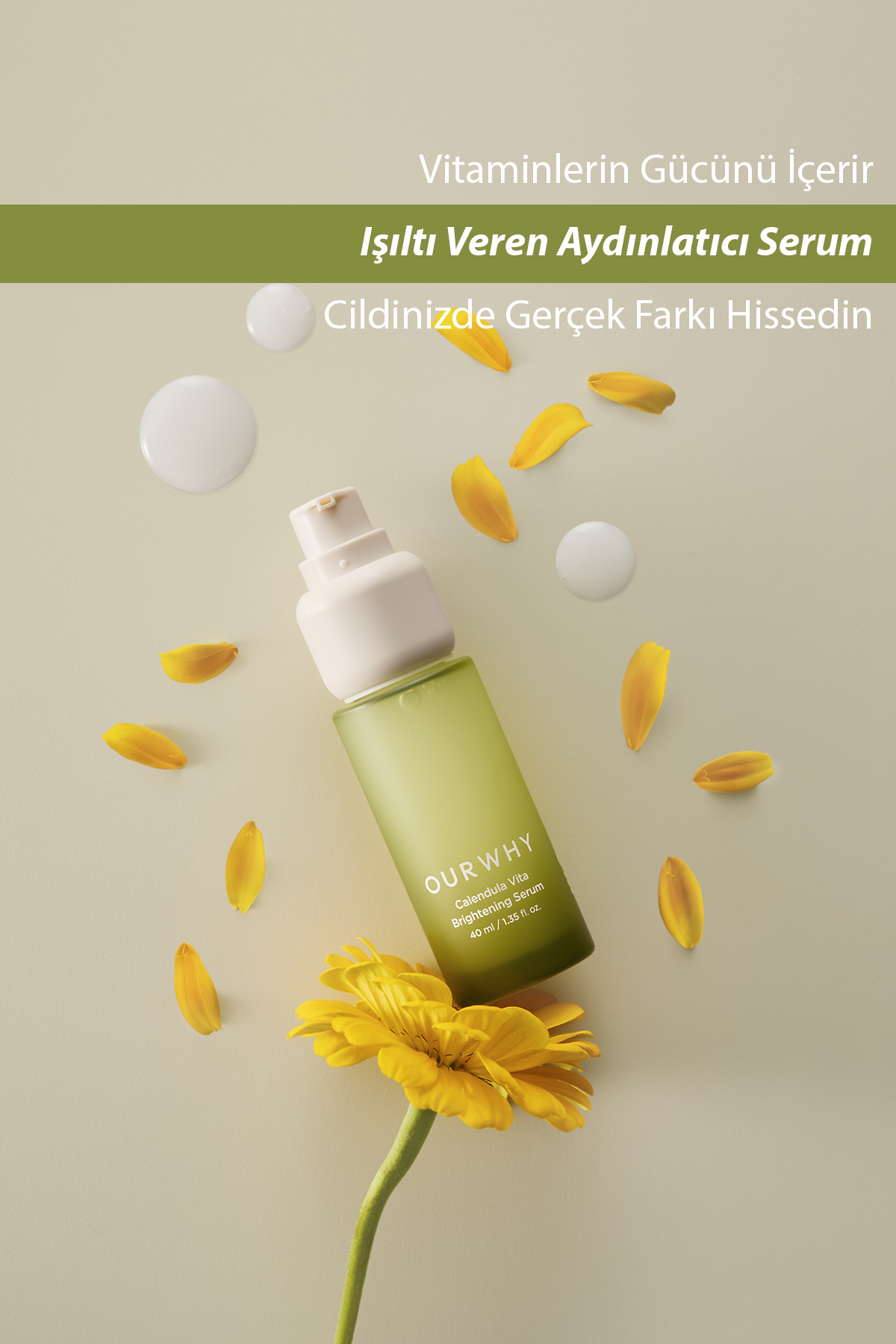 Calendula Vita Brightening Aydınlatıcı Cilt Tonu Eşitleyici Serum 40 ml — vita40 — تصویر 4 از 5