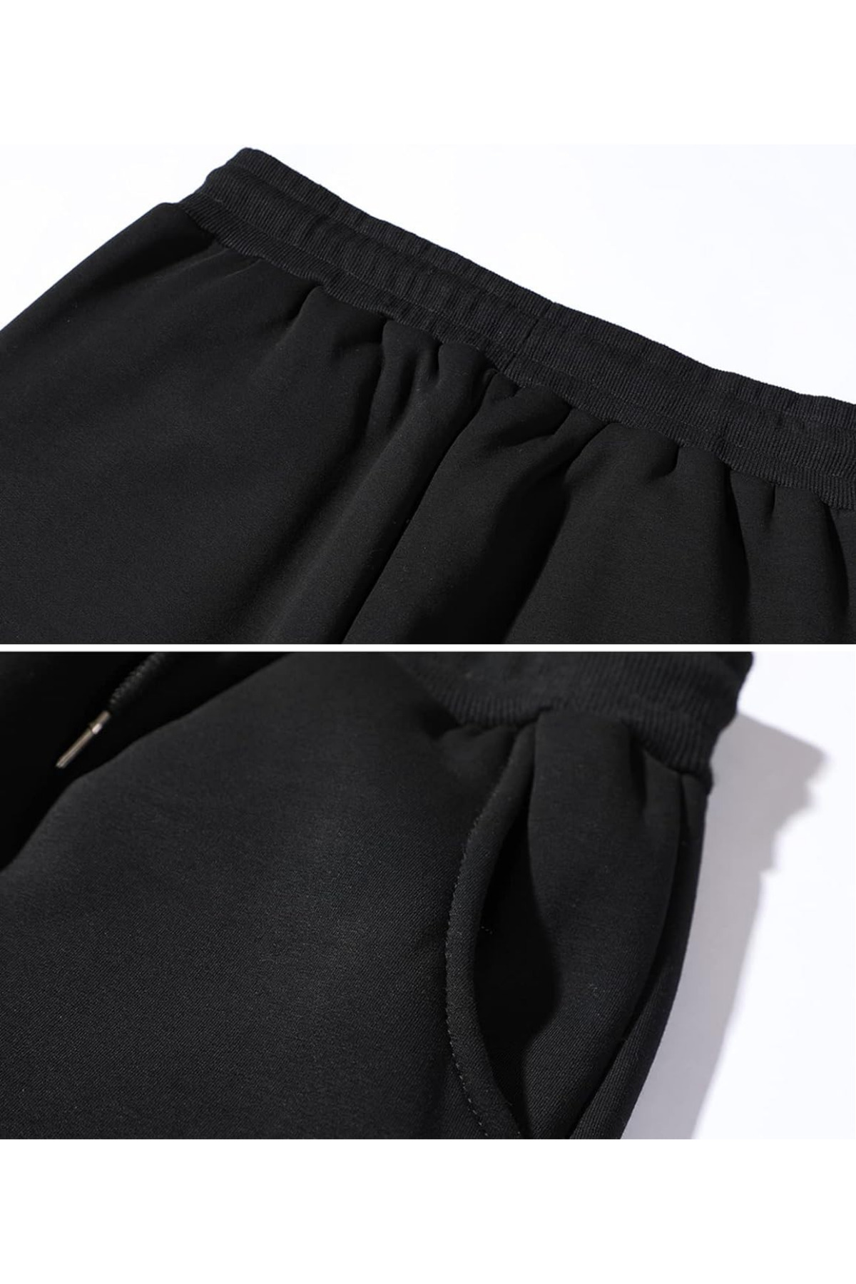 Ghassy Co  Erkek Ultra Termal Kışlık Sherpa Astarlı Aktif Koşu Normal Paça Jogger Eşofman Altı - Görsel 5