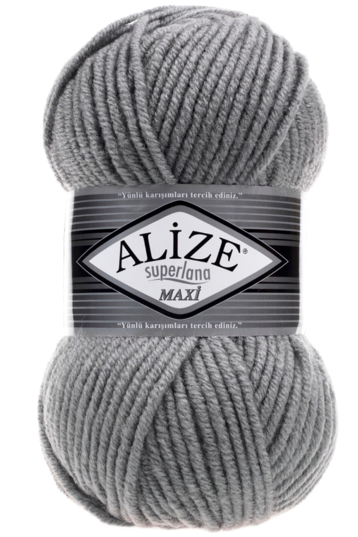 Superlana Maxi Thick Hand Knitting Yarn 087 Charcoal Grey