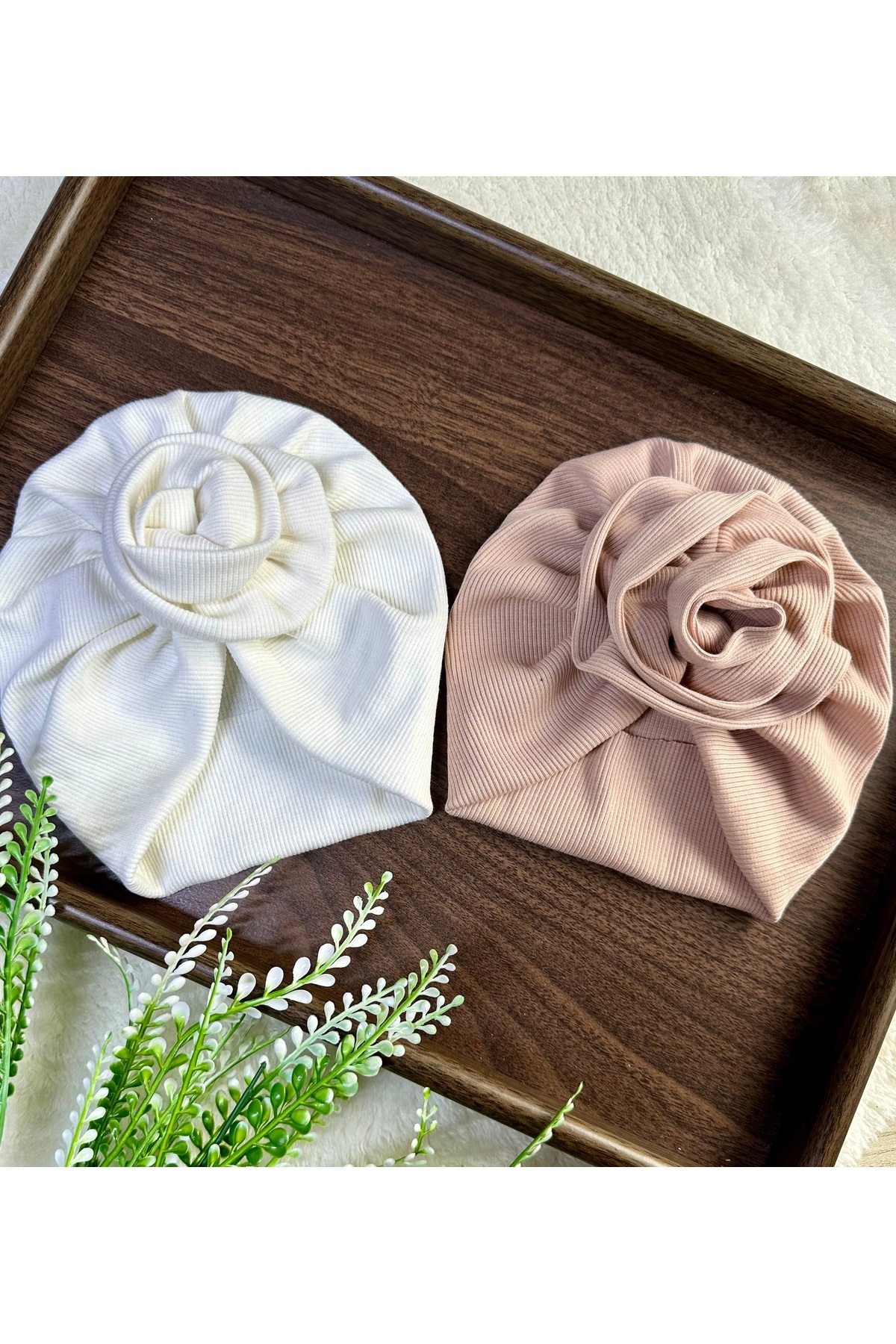 Bandana Sepetim organik pamuklu full esnek bebek, çocuk bonesi