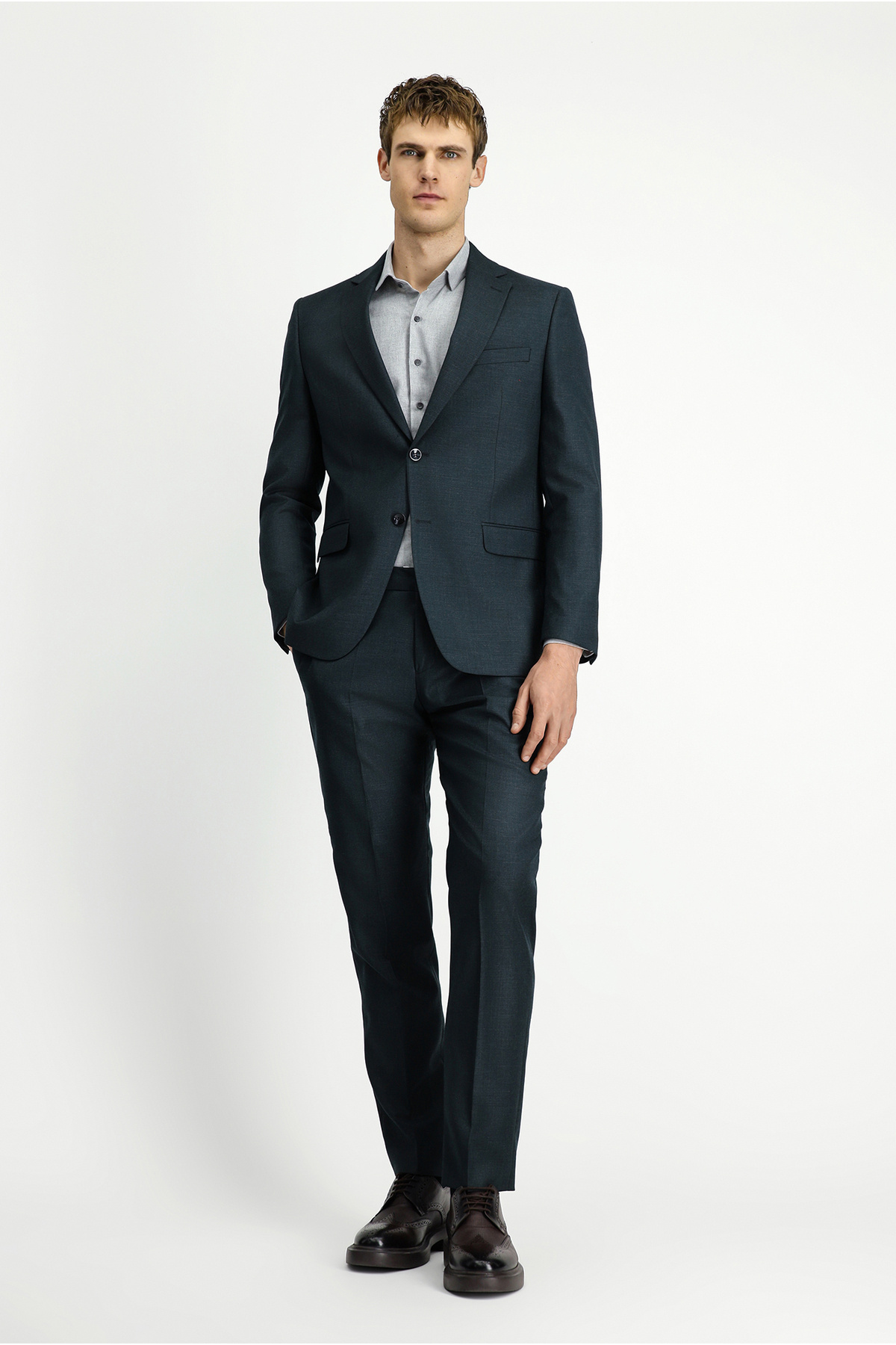 کیگیلی کت و شلوار معمولی با کمر کشی حلقه‌ای