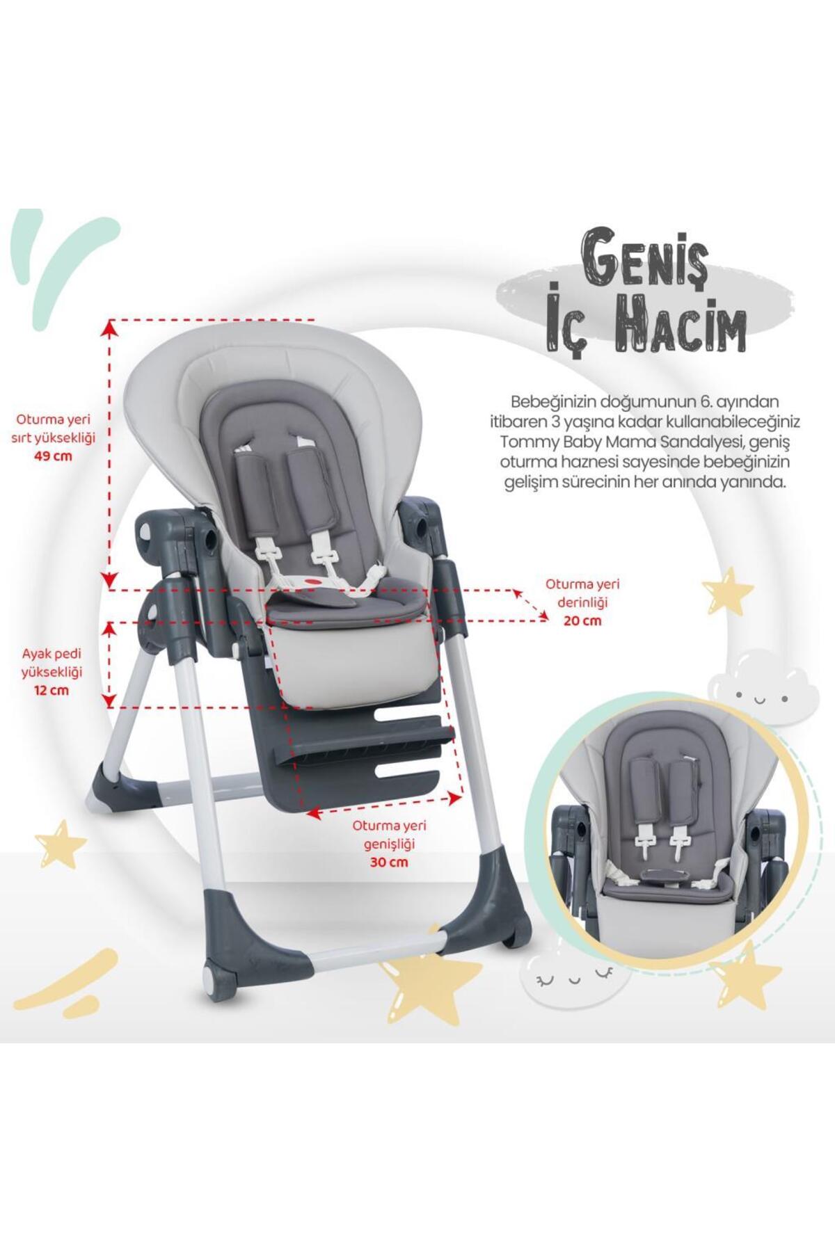 Tommybaby Premium Lüx Mama Sandalyesi fotoğrafı 4 (önizleme)