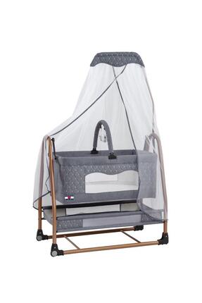 Tommybaby RüyaTüllü Sepet Beşik Sallanabilir Bebek Beşiği Tüllü Beşik