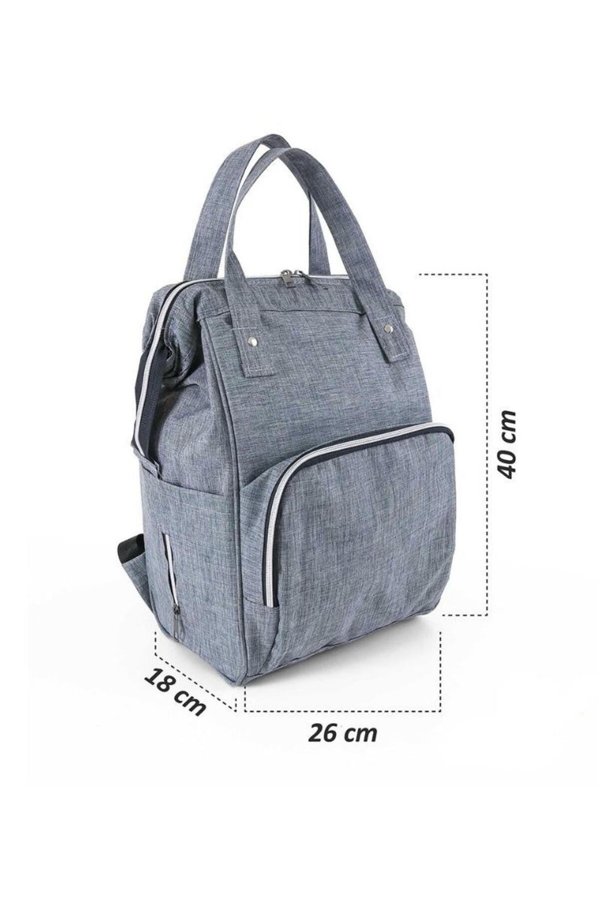 Tommybaby Anne Bebek Bakım Sırt Çantası Biberon Termoslu Sıvı Geçirmez Bebek Çantası fotoğrafı 6 (önizleme)