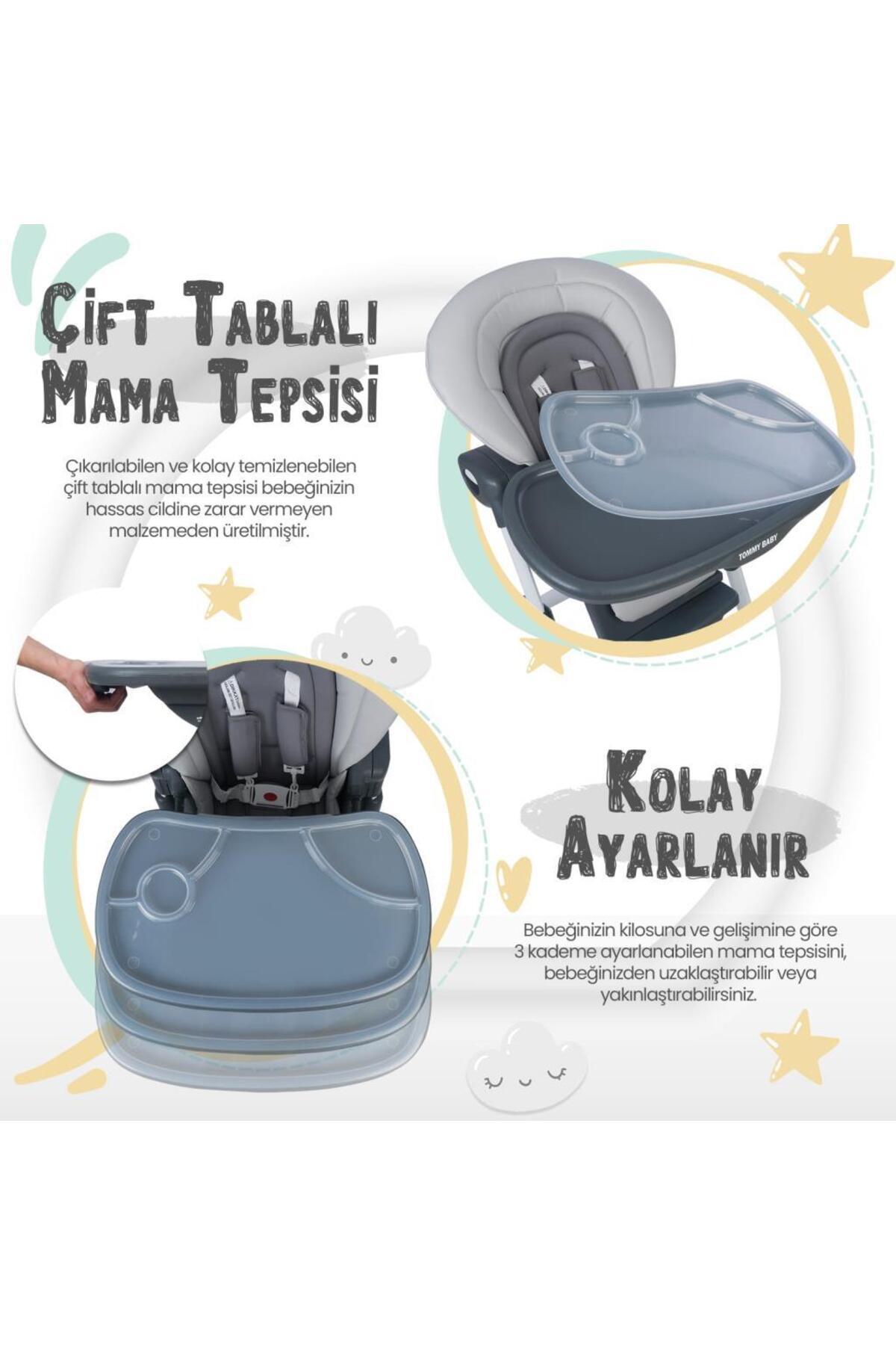 Tommybaby Premium Lüx Mama Sandalyesi fotoğrafı 3 (önizleme)
