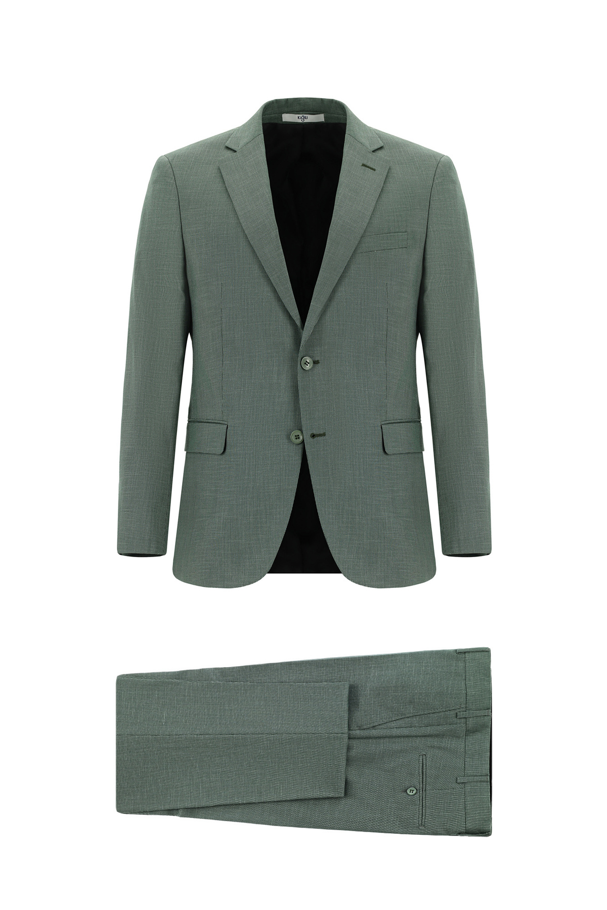 کیگیلی کت و شلوار طرح دار فوق العاده باریک و برش دار مدل Super Slim Fit 7 Drop