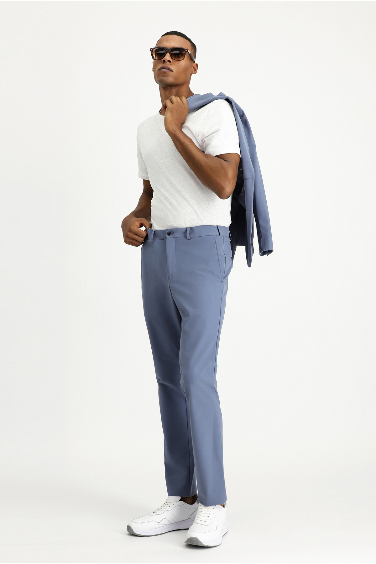 Kiğılı  Techno-Line 7 Drop Super Slim Fit Eksra Dar Kesim Takım Elbise - Görsel 4