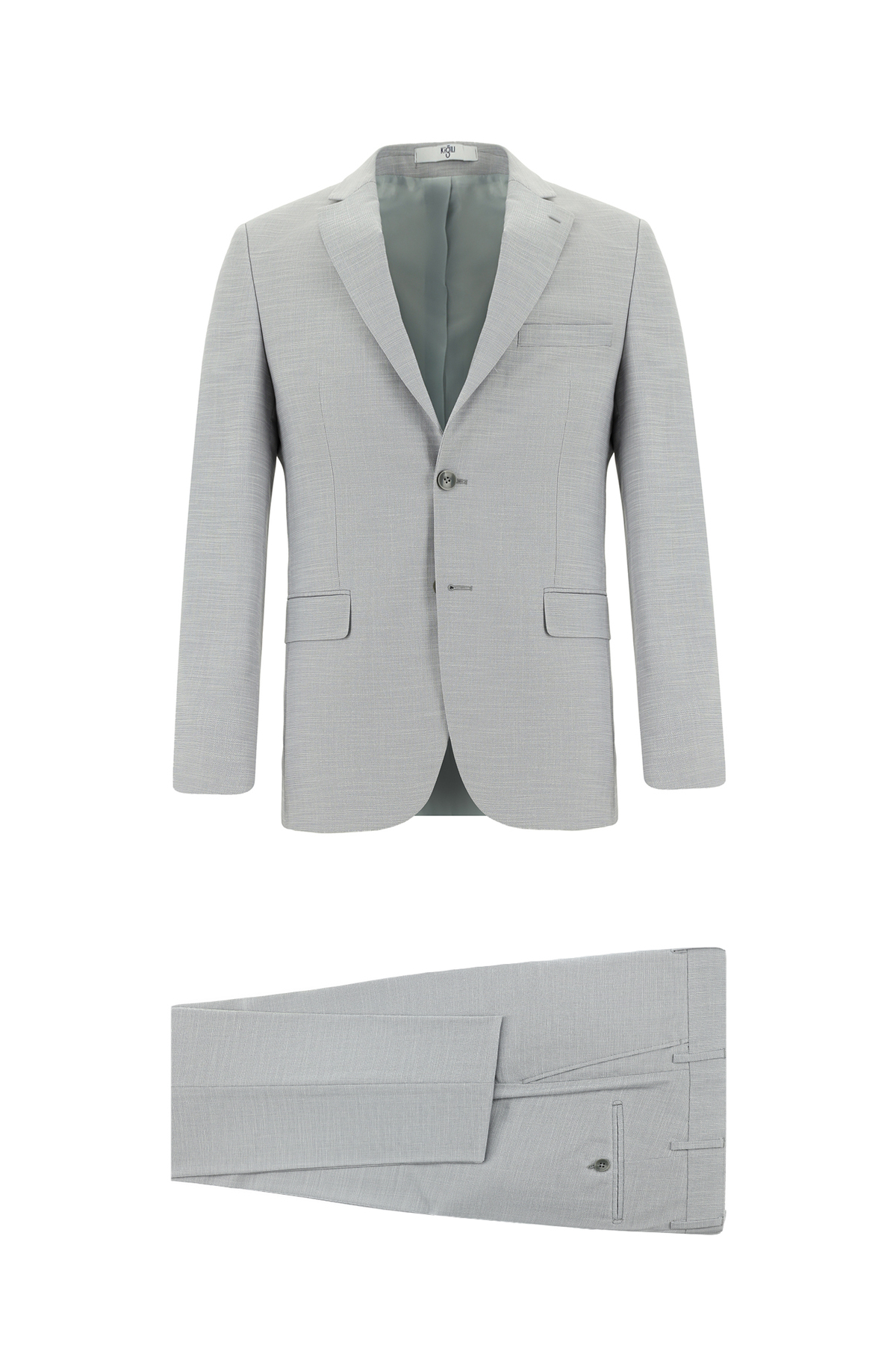 کیگیلی کت و شلوار طرح دار فوق العاده باریک و برش دار مدل Super Slim Fit 7 Drop