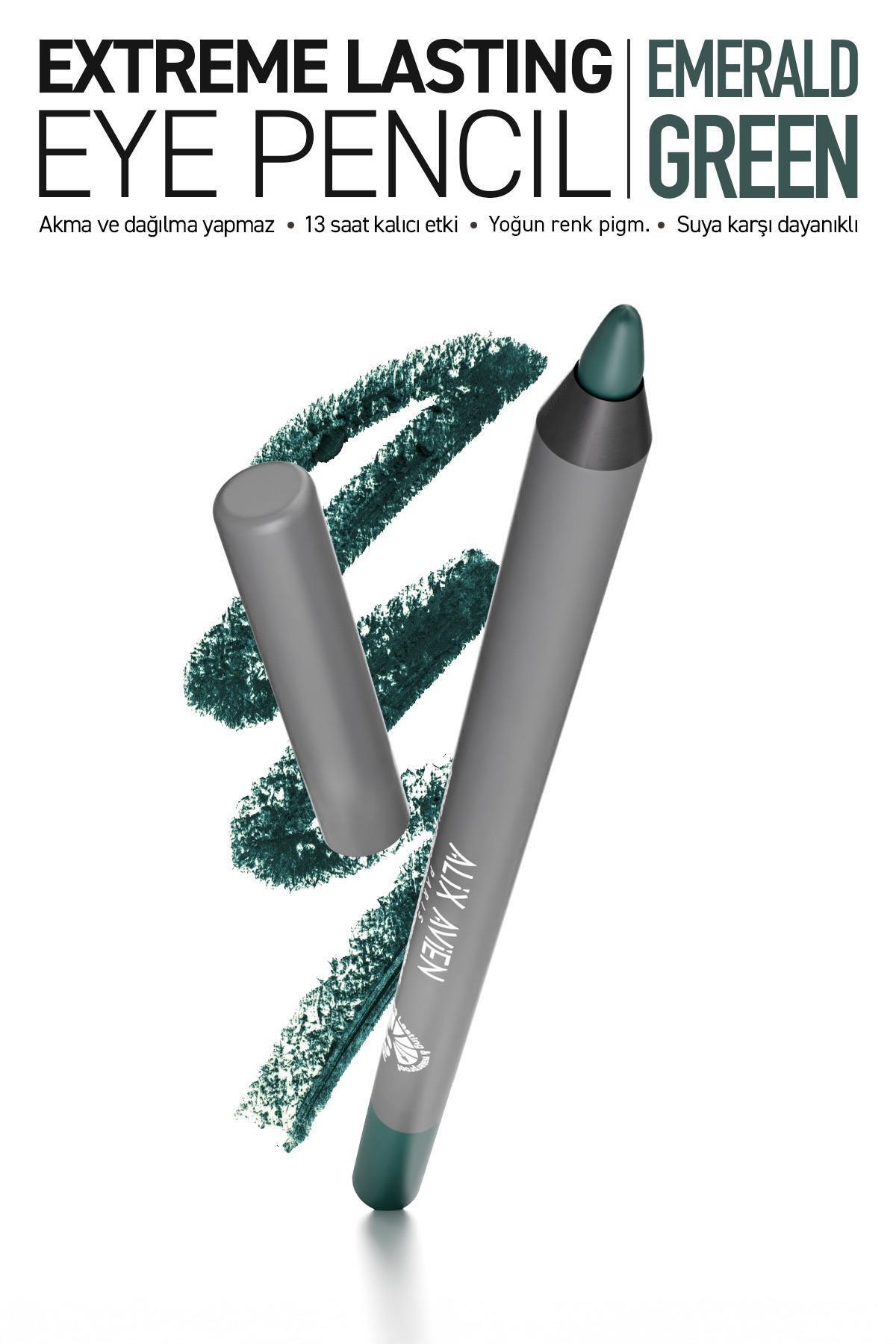 Alix Avien Uzun Süre Kalıcı Suya Dayanıklı Akma, Dağılma Yapmayan Yeşil Göz Kalemi - Extreme Emerald Green - Fiyatı, Yorumları