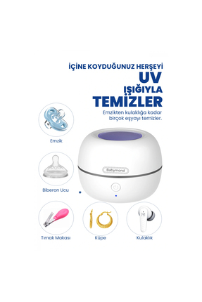 Babymond Cleanaura Ultraviyole Şarj Edilebilir Temizlik Cihazı - Mikrobiyoloj...