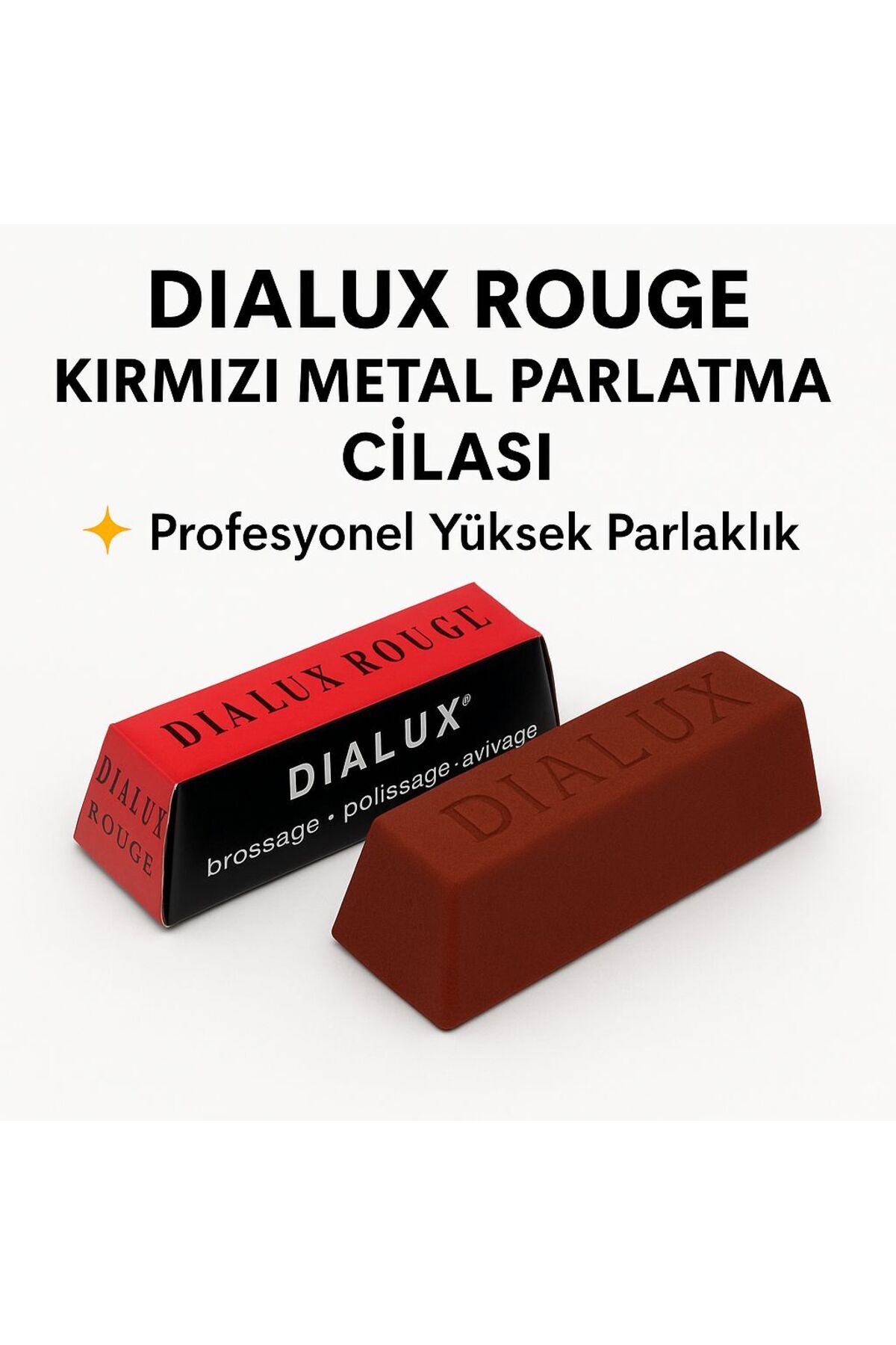 MertTools Dialux Rouge Kırmızı Metal Parlatma Cilası – Profesyonel Yüksek Parlaklık ✨