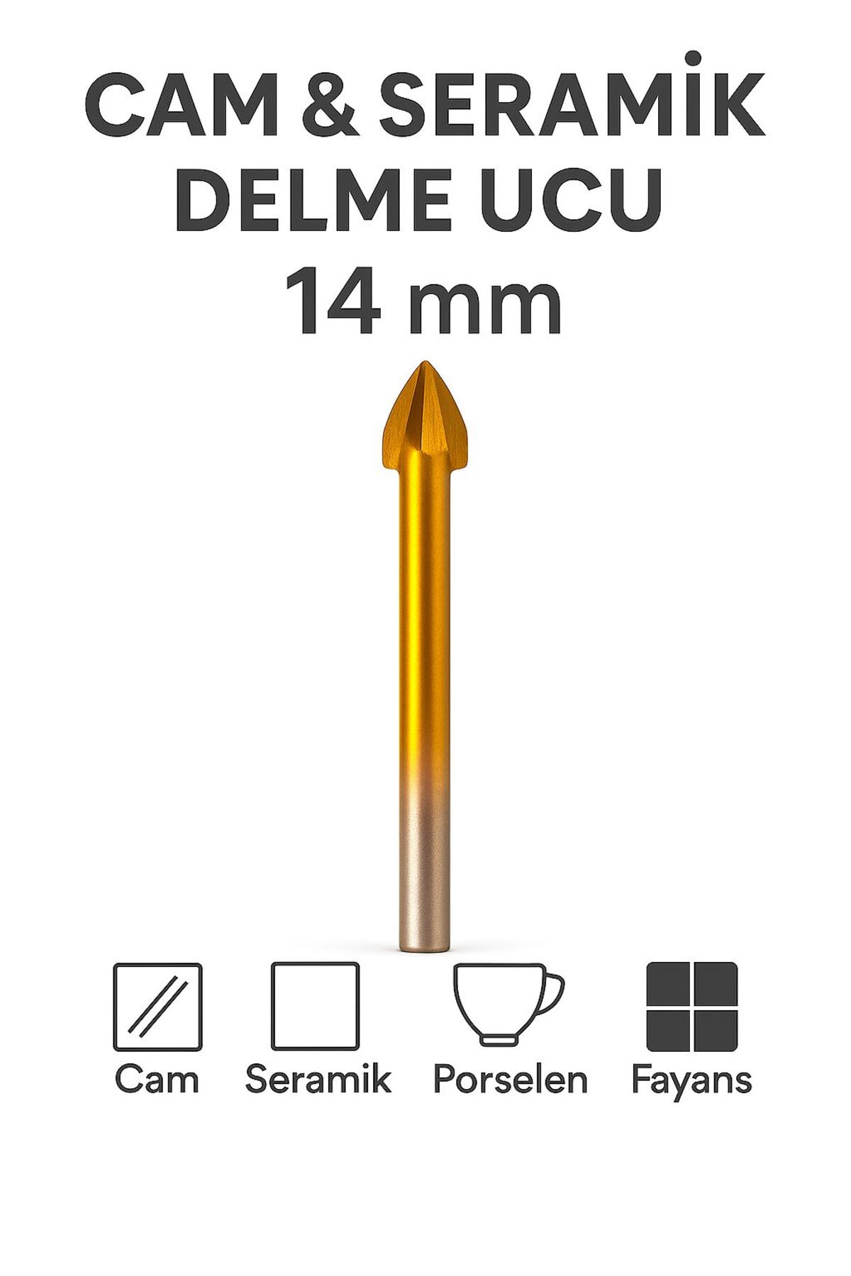 Glass & Ceramic Drill Bit (14 mm)