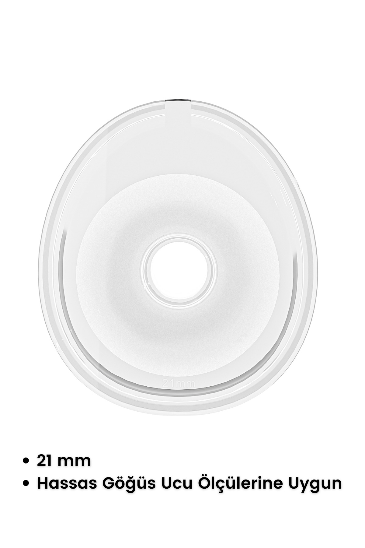 Bebebao 21 mm Silikon Göğüs Kalkanı Flanş (P8 Pro Uyumlu) fotoğrafı 3 (önizleme)