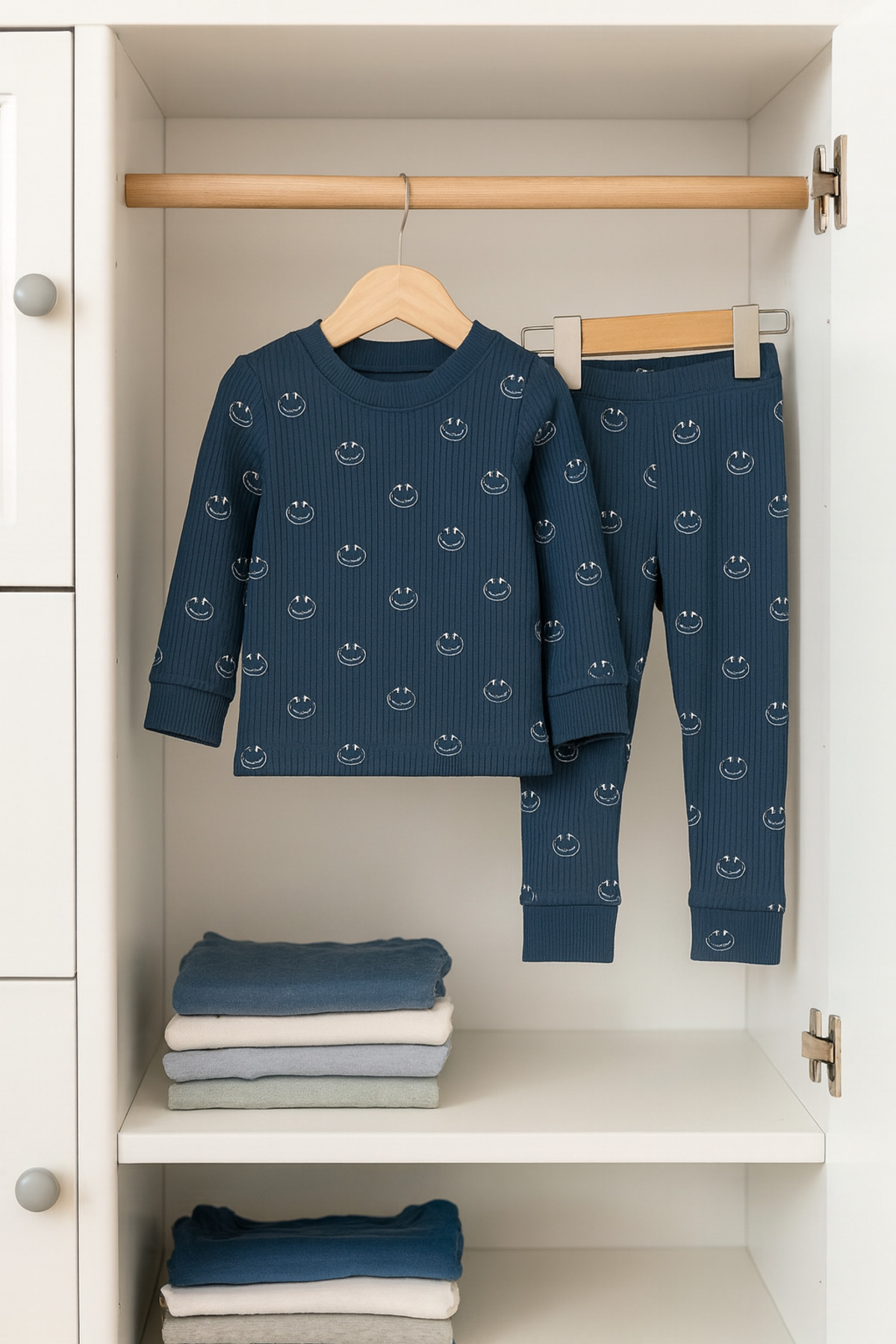 Shoebuo %100 Pamuk Desenli Erkek Çocuk Pijama Takımı fotoğrafı 3 (önizleme)