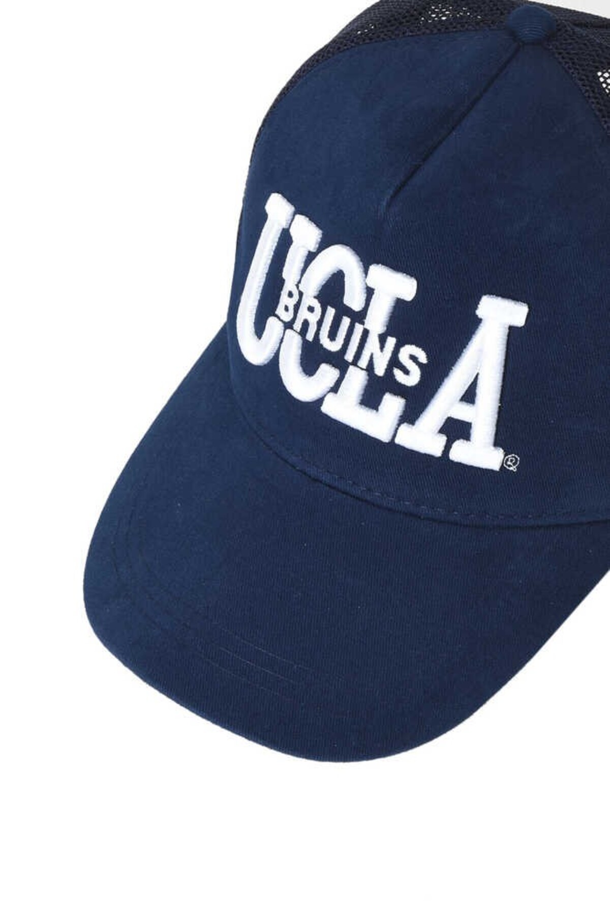 UCLA Mccloud Lacivert Fileli Baseball Cap Nakışlı Şapka görsel 2