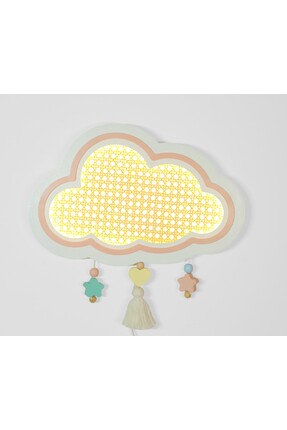 Linvia Kids Bulut - Çocuk Ahşap LED Gece Lambası