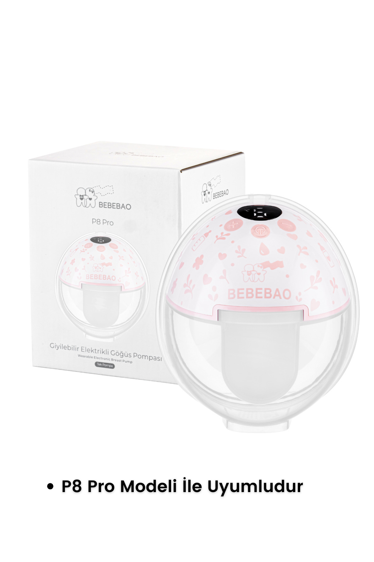 Bebebao 24 mm Silikon Göğüs Kalkanı Flanş (P8 Pro Uyumlu) fotoğrafı 4 (önizleme)