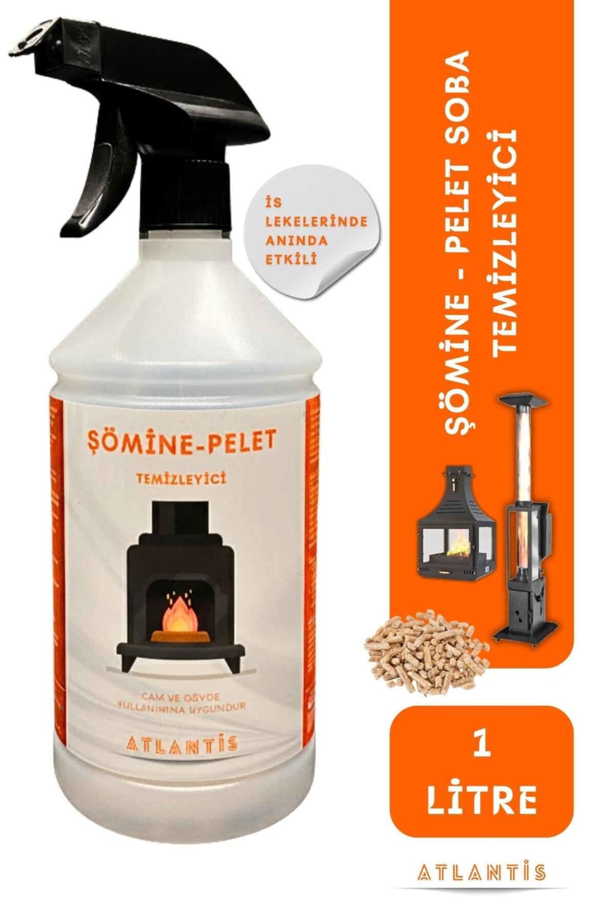 Atlantis Makine Kimya Temizlik Şömine ve Pelet Soba Cam & Izgara Temizleyici ve Parlatıcı Sprey 1000 ml