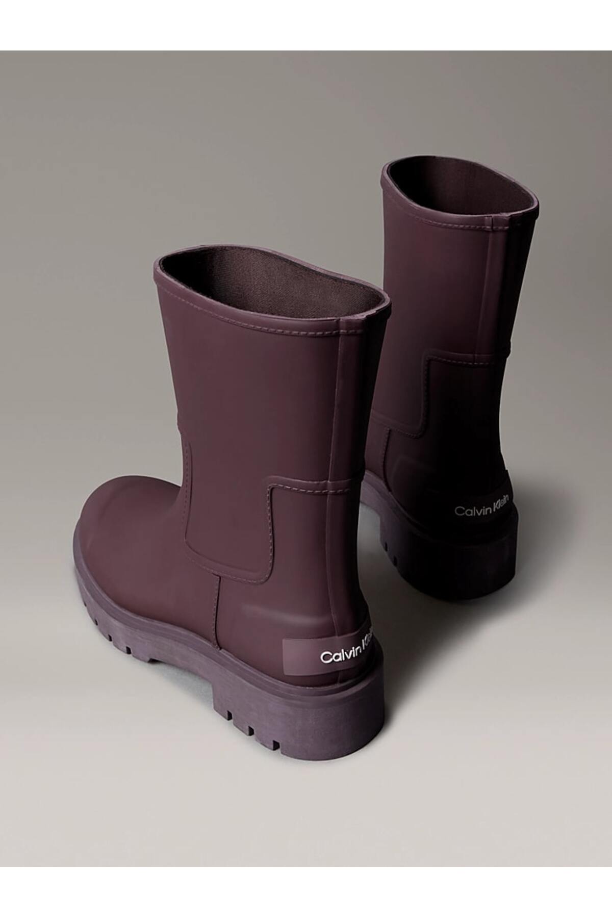 Calvin Klein MID RAINBOOT RUBBER Mor Kadın Bot görsel 3
